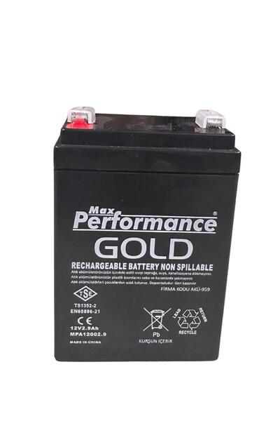 Max Performance Gold Max 12V 2.9 Ah Kuru Akü