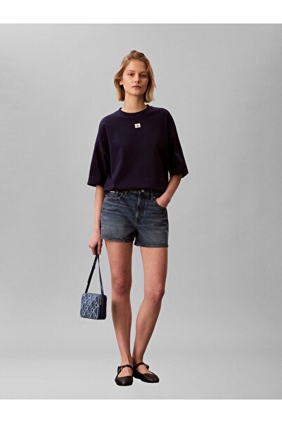 Calvin Klein SS WOVEN LABEL OVERSIZED TEE