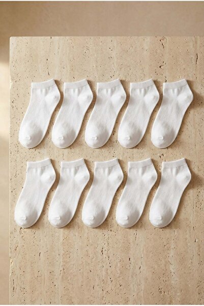 Katia&Bony Γυναικείες κάλτσες Basic Step 10 τεμαχίων σε λευκό χρώμα