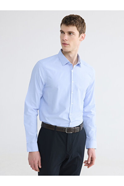 LC Waikiki Slim Fit Striped Poplin Men's Shirt
