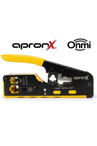 APRONX Apx-cr45 Rj45 Rj11 Yeni Nesil Pense Seti Cat5/cat6/cat7 Yedek Bıçaklı