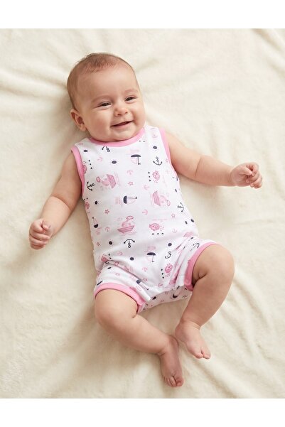 MiniKids Pink sailing summer jumpsuit