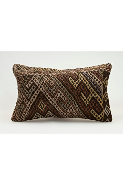 Kilim Whole Sale غطاء وسادة عتيق مصنوع يدويًا من الكليم والصوف، مقاس 30x50 سم