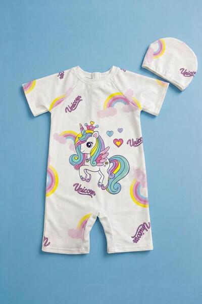 Perendi Μαγιό για κορίτσια με στάμπα Unicorn