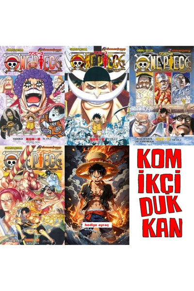 Gerekli Şeyler Yayıncılık ONE PİECE 56-57-58-59 (KD 4 KİTAP MANGA SET + AYRAÇ...