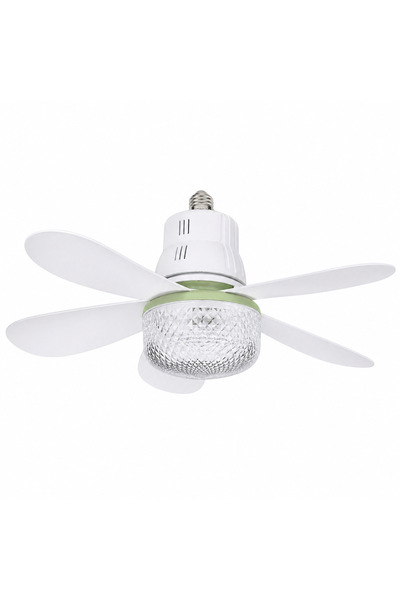 beemen Tavan Fanı + LED Aydınlatma E27 Duy 3 Kademeli Kumandalı Sessiz Mini T...