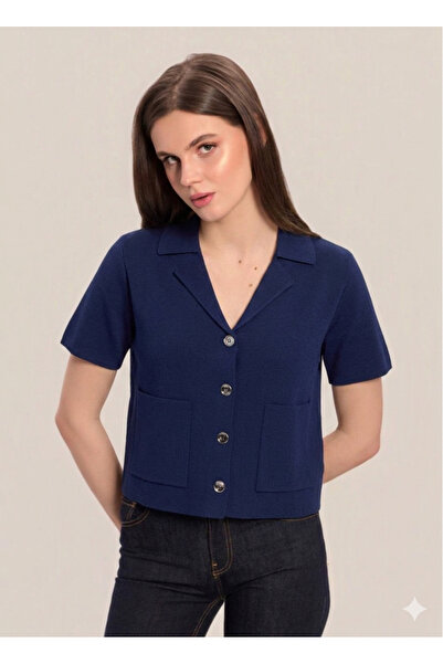Lal Triko KISA KOLLU MERSERİZE HIRKA 13099