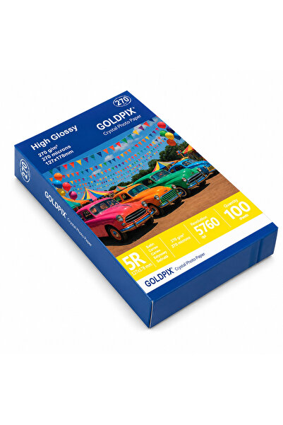 Goldpix 13x18 Inkjet Fotoğraf Kağıdı - 100 Adet 270gr Parlak Fotoğraf Kağıdı