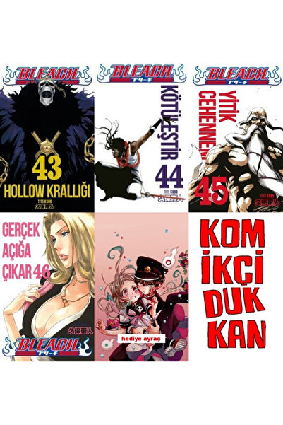 Gerekli Şeyler Yayıncılık BLEACH 43-44-45-46 (KD 4 KİTAP MANGA SET + AYRAÇ HE...