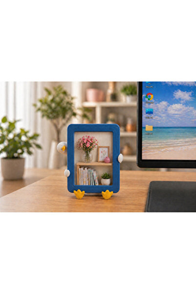 MSVstudio3d Mini Ofis Arkadaşları – Dekoratif Masaüstü Figür-Mini Fotoğraf Çe...