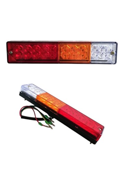 E-ANAMAG Σετ 2 Αδιάβροχων Πίσω Φώτων Ένδειξης LED, 40 εκ., Φως Στοπ για Φορτη...