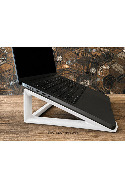 ERCTECH Laptop Standı Ergonomik Yükseltici Notebook Soğutucu Stand Masaüstü K...