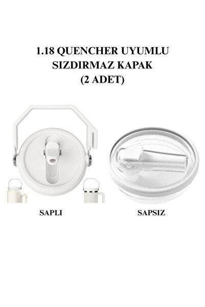 Stanley Quencher 1.18 LT 2 ADET (40 Oz) Uyumlu Sızdırmaz Termos Kapağı – Taşı...