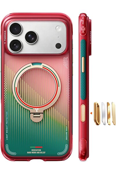 TORRAS Ostand Q3 Air iPhone 17 Pro Max Case Portuguese Football Federation Li...