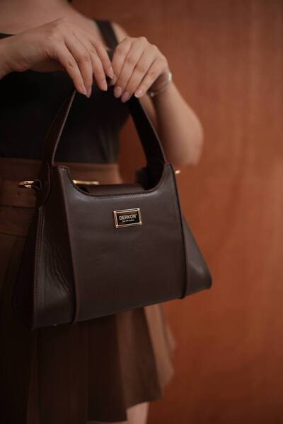 DERKON Sahra Model Genuine Leather Crossbody and Shoulder Bag