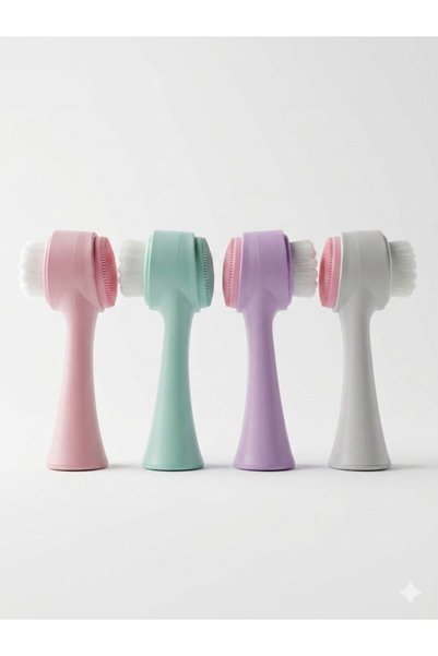 MIROE Double-Sided Manual Facial Cleansing and Massage Brush - Blackhead Remo...