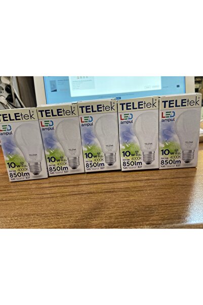 Teletek 10W Günışığı Ampül 4000K Led Tasarruflu