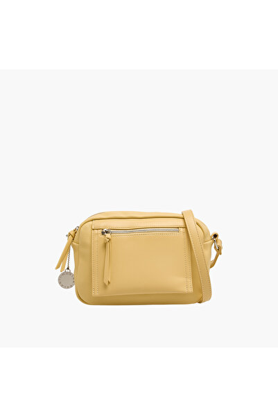 Marina Galanti Solid Crossbody Bag with Adjustable Strap