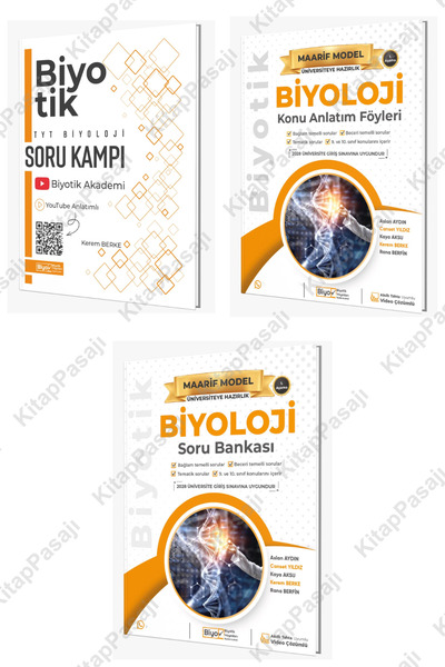 Biyotik Yayınları Üniversiteye Hazırlık 1. Aşama TYT Maarif Model Konu Anlatı...