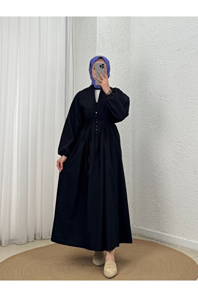 BENAHOLL Φόρεμα Loryla με ριμπ μπροστινή πλευρά και διακοσμητικές λωρίδες - E...