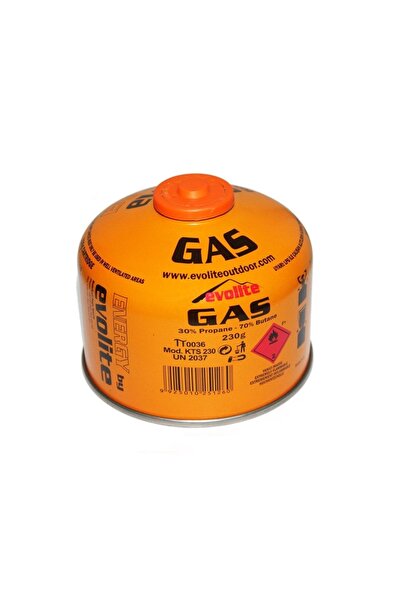 gaman Evolite Butane Propane Vidalı 230 Gr. Ocak Kartuşu Kamp Ocağı Gazı