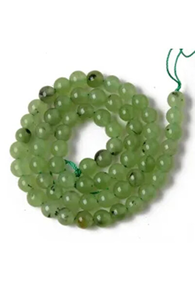 GemSale Mărgele calcedonie verde 6mm 37cm~62buc