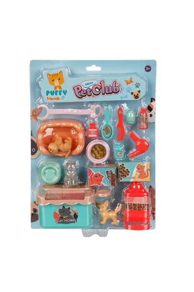 Puffy Friends Set de joaca cu figurine, Puffy Friends, Pet Club