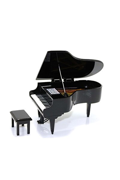 Store Dekoratif Piyano Figürü 10x16 Cm Mini Piyano Biblo Müzik Temalı Masa Üs...