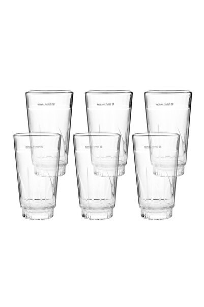 ROYALFORD 6-Piece Glass Tumbler, 375ml
