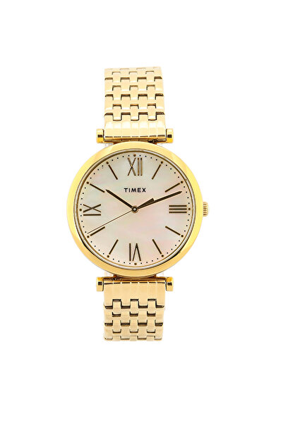 Timex Analog Mother of Pearl Dial Women Watch-TW2T79100 ||35MM