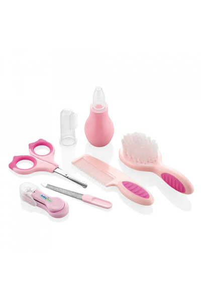 Babyjem Set ingrijire unghii copii cu 7 piese (Culoare: Roz)