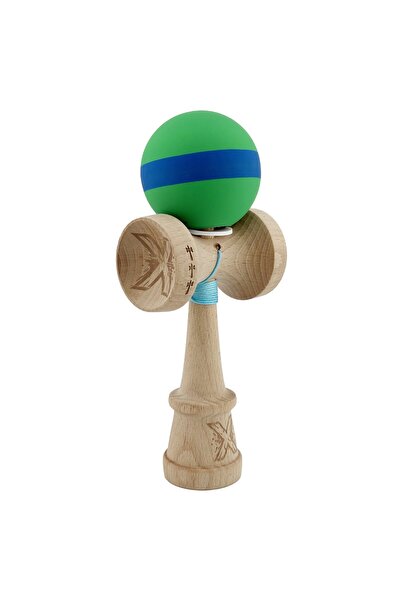 Cyrax Kendama X Original, Șnur 62/65 cm M Verde/Albastru/Verde