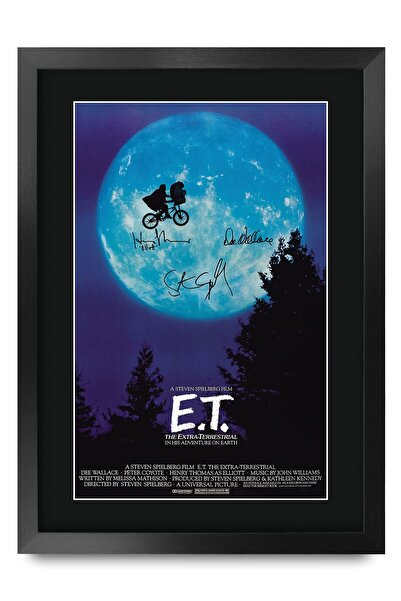 ALAYRA International أليرا فراميد A3 FR E.T. ملصق فيلم "خارج الأرض" موقّع هنر...