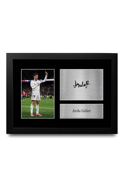 ALAYRA International Alayra Framed Arda Güler Real Madrid Gifts Printed Signe...