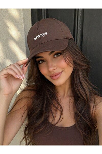 sf collection Αθλητικό καπέλο Unisex Always με στάμπα κειμένου – Ρυθμιζόμενο ...