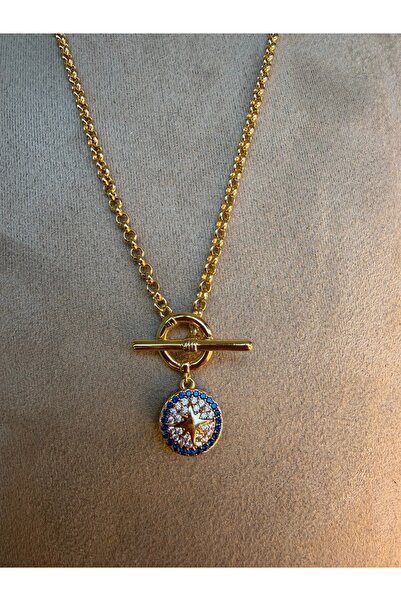 Laviona jewelry Xuping 14k Çivili Nazar Charm Model Kolye