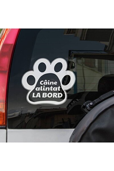 OEM Sticker auto (15cm) - Caine alintat la bord