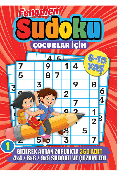 MAXİ Fenomen Çocuklar İçin Sudoku 8-10 Yaş