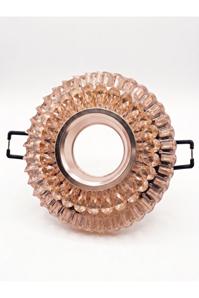 Cata 4 Adet CT 6636 Manolya Led Efektli Dekoratif Cam Spot Kasası GU10 Duy 32...
