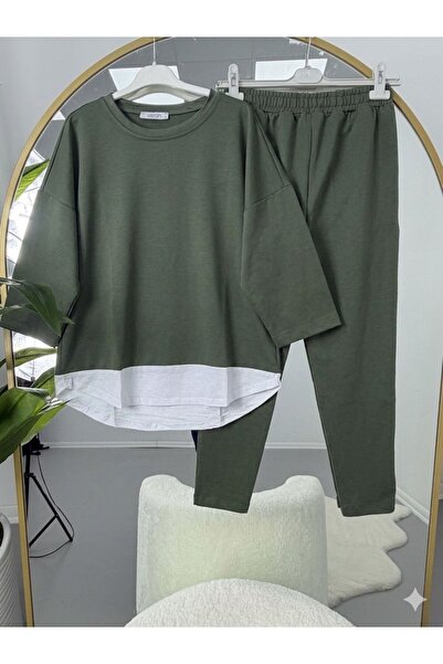 VOLT CLOTHİNG White Piece Tracksuit Set