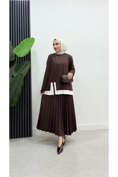 Moda Gazel kristal etekli takım