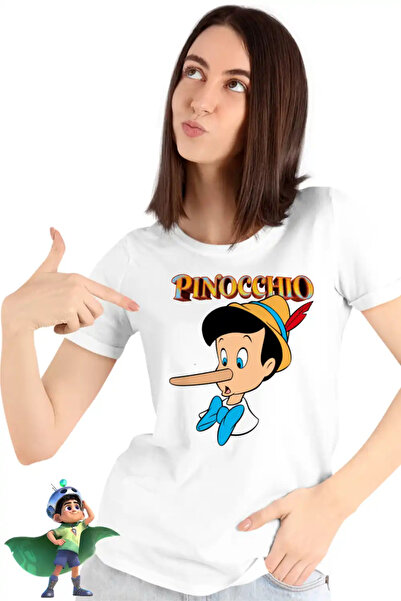 OEM Tricou Femei Pinocchio Nas Lung