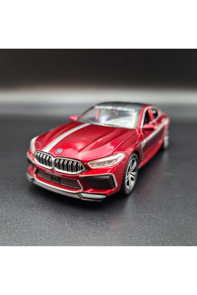 HOBBİEZ WORLD Explorafind 2023 Bmw M8 Manhart Mh8 800 Red 1:32 Diecast Model