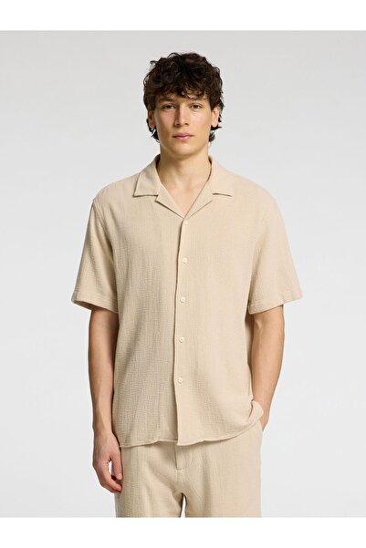 Selected Homme Kurzarmhemd Baumwoll