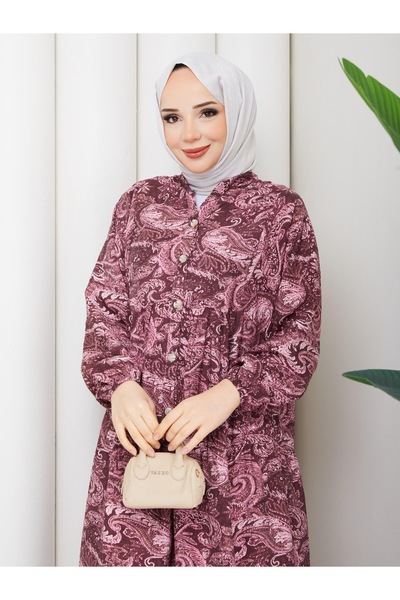 HK Style Kadın Desenli Elbise