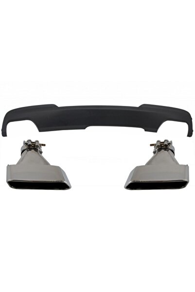 Angels Auto Difuzor aer cu Evacuare Dubla si Ornamente compatibil cu BMW F10 ...