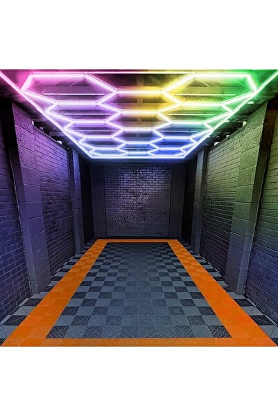 Angels Auto Sistem Iluminare Hexagonal Honeycomb LED RGB cu 14 panouri 2.30 x...