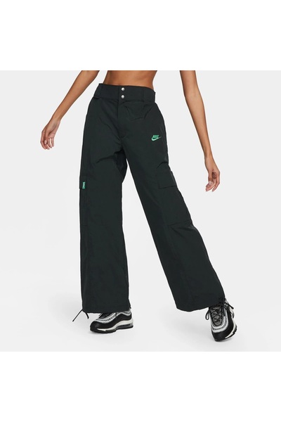 Nike Oversized High-Waisted Woven Cargo Kadın LOOSE FIT Eşofman Altı-SPORTXSTORE