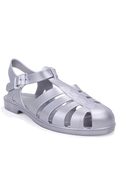 IGOR S10346 Bıarrıtz Mate Metal Silver Ορθοπεδικά Καθημερινά Γυναικεία Σανδάλια