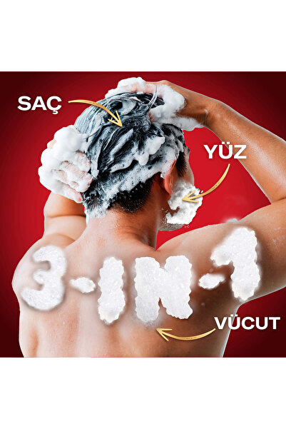Old Spice Captain Erkek Duş Jeli ve Şampuan 3'ü 1 Arada Vücut Saç Yüz Seyahat Boy 90 ml